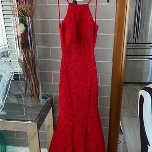 Red prom dress